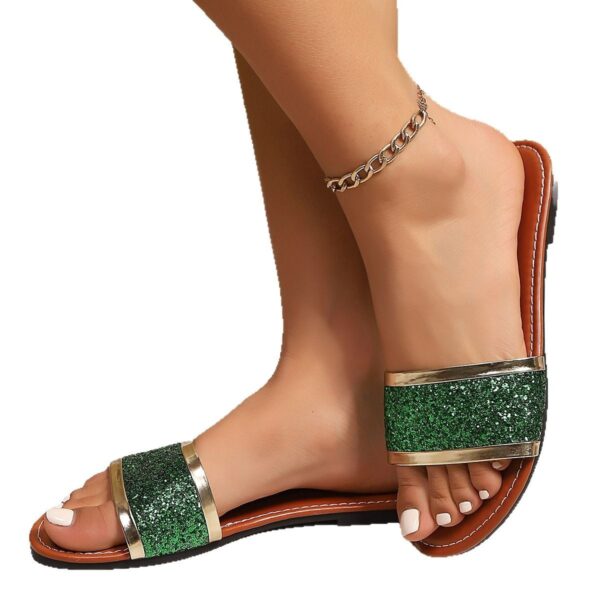 Fashion Casual Plus Size Outdoor Beach Simple Flat Slippers - Image 5