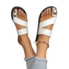 Round-toe Sandles Toe Covering Comfortable Flat Sandals - Image 5